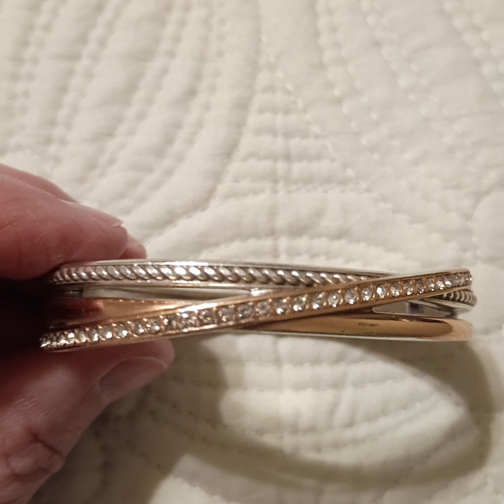 Brighton Silver and Gold Tone Bracelet